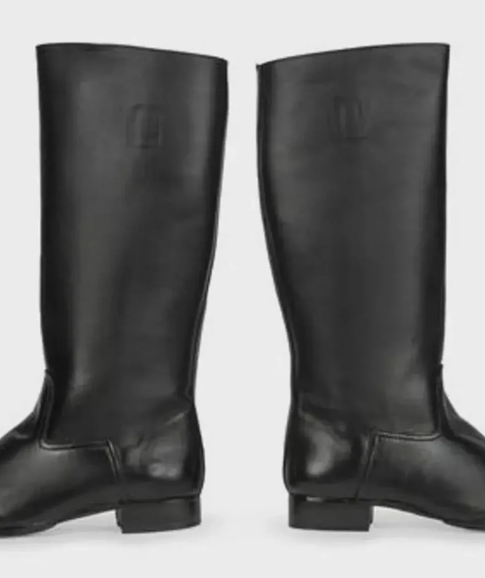Handmade German Officer Leather Boots – Classic Military Reenactment - Image 2