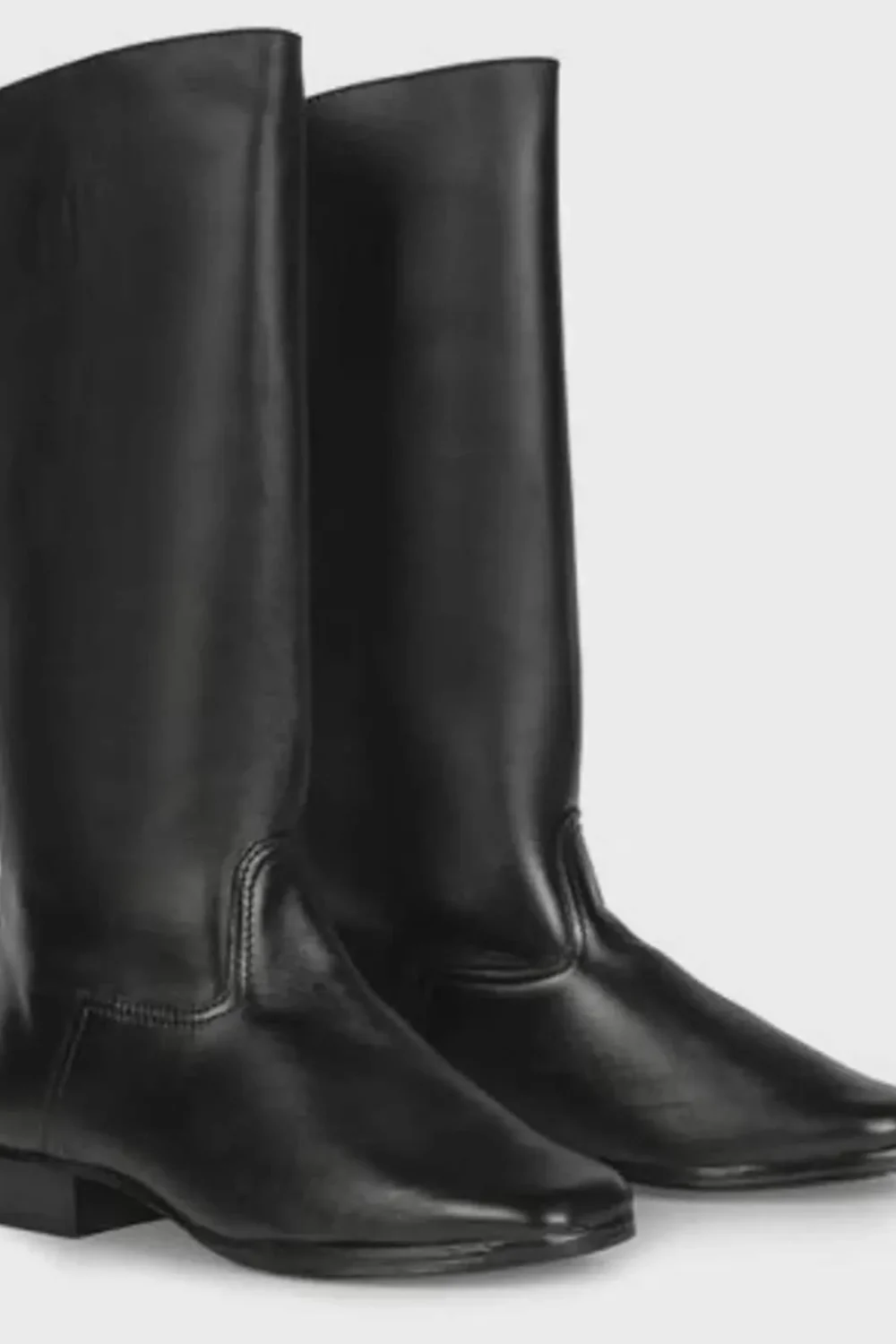 Handmade German Officer Leather Boots – Classic Military Reenactment