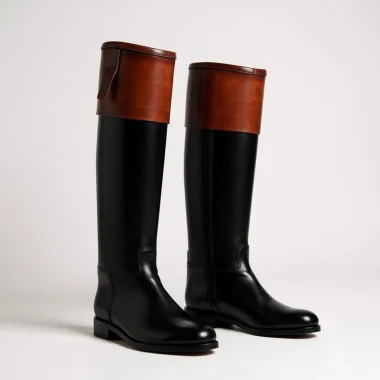 Men’s Tall Leather Polo Horse Boots | Handmade Equestrian Footwear | Custom Fit StitchedDreams