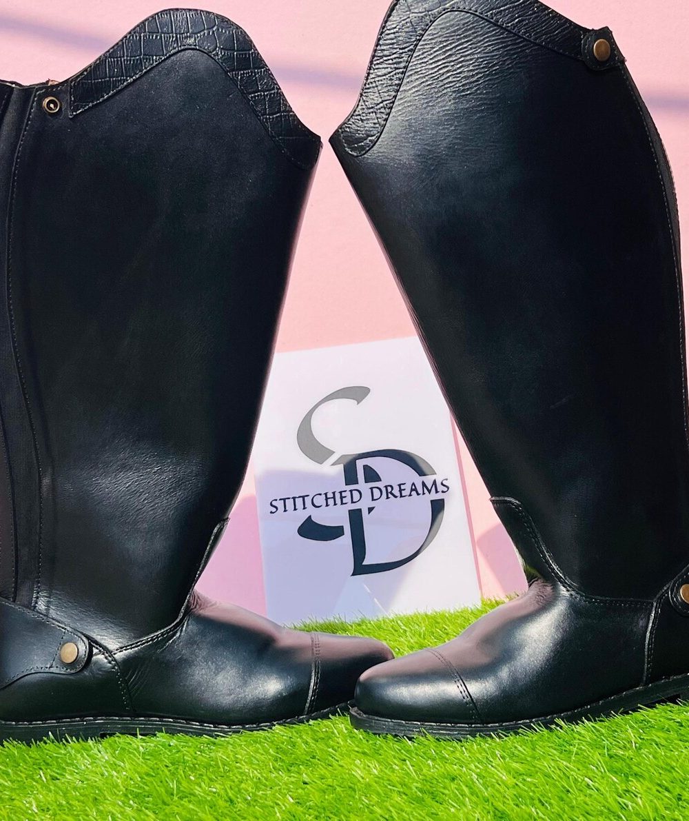 Leather Riding Boots – Equestrian Style Tall Boots for Men & Women