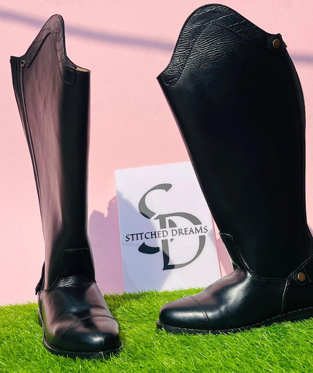 Leather Riding Boots – Equestrian Style Tall Boots for Men & Women - Image 3