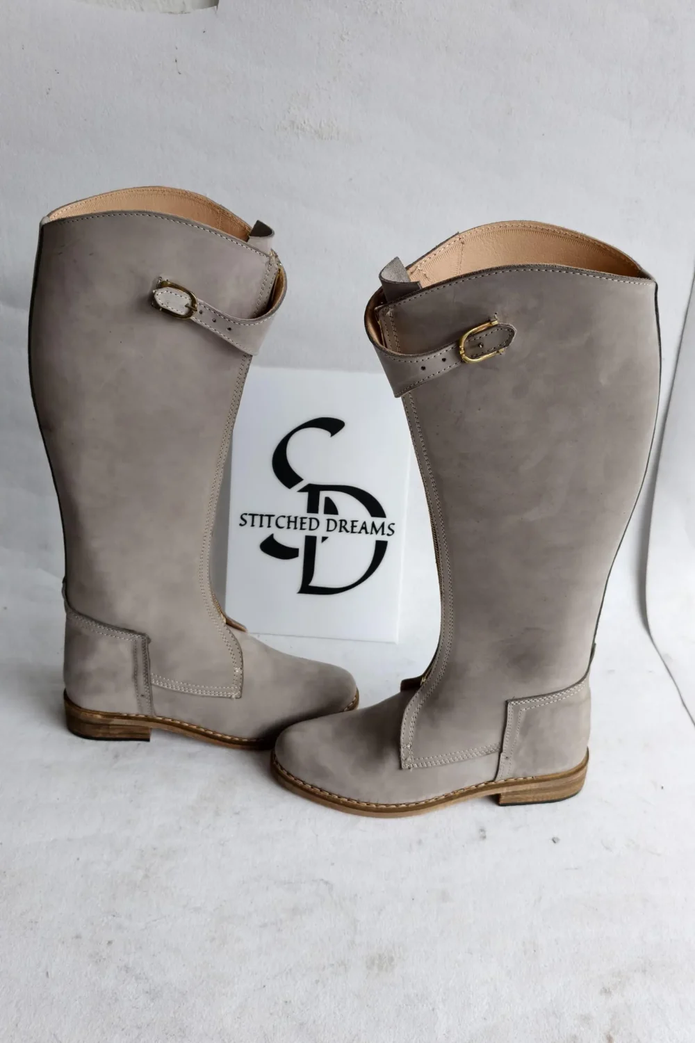Genuine Leather Tall Polo Riding Boots – Handmade Equestrian Footwear - Image 2