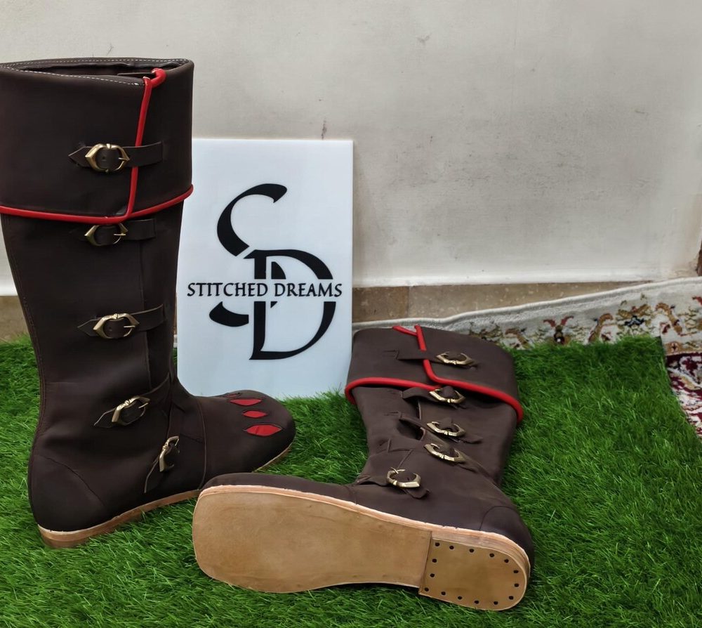 Landsknecht Shoes Handmade – Renaissance Leather Footwear for Reenactment, Medieval & Historical Costume - Image 3