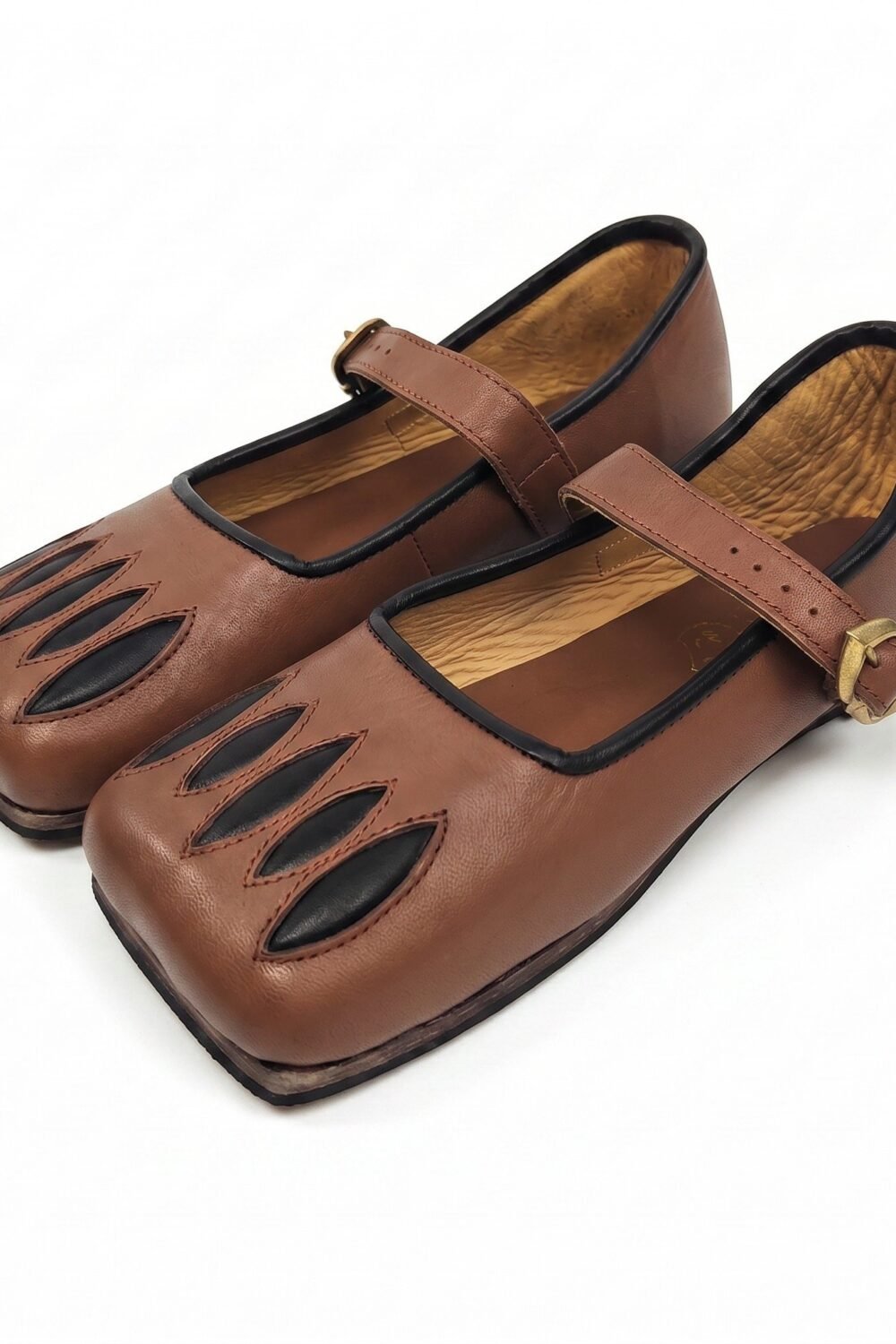 Handmade Leather Landsknecht Shoes | Vintage Renaissance Slashed