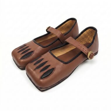 Handmade Leather Landsknecht Shoes | Vintage Renaissance Slashed