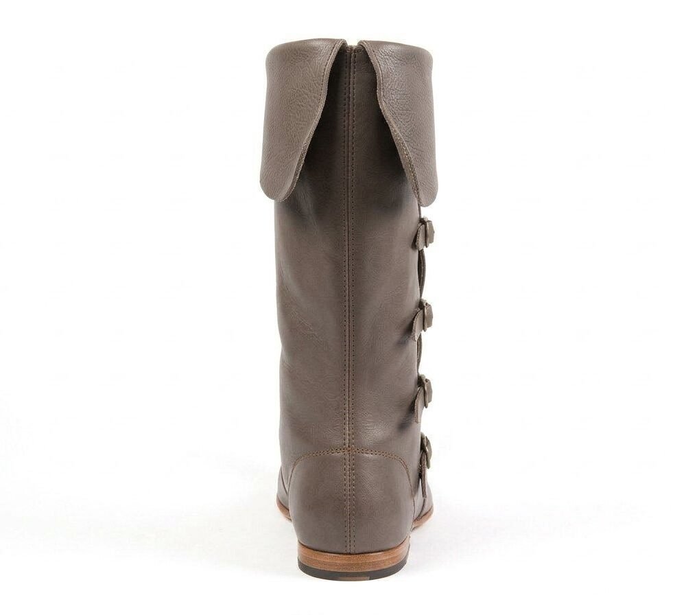 Medieval Pointed Boots – Buckled, Handmade Leather - Image 3