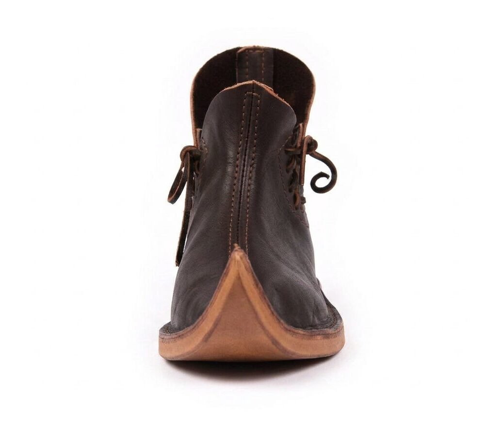 Medieval Pointed Shoes – 13th Century, Handmade Leather - Image 5